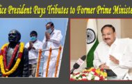 Vice President Pays Tributes to Former Prime Minister P V Narasimha Rao on his Birth Centenary