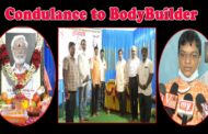 Condulance to BodyBuilder and Film Actor Joga Rama Rao in Visakhapatnam Vizagvision