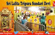 శ్రీ లలిత త్రిపుర సుందరి దేవి అలంకరణలో దుర్గాదేవి ఇంద్రకీలాద్రి విజయవాడ Vizagvision