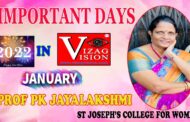 Important Days January Month 2022 | Prof PK Jayalakshmi,St Joseph’s College | Visakhapatnam