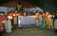 DISA womens welfare Protection ఆధ్వర్యంలో వినోద్ జైన్ ను కఠినంగా శిక్షించాలని కొవ్వొత్తుల నిరసన