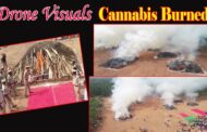Drone Visuals 2లక్షల కేజీల గంజాయి ధ్వంసం ఆంధ్ర పోలీసులు రికార్డు సృష్టించారు DGP Goutam Sawang