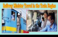 Railway Minister Ashwini Vaishnawji travelling in the train engine as a part of Kavach demonstration
