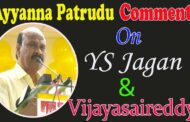 TDP Ayyanna Patrudu Comments on CM YS Jagan and MP Vijayasaireddy Visakhapatnam Vizag Vision