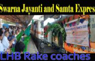 Visakhapatnam- Nizamuddin Swarna Jayanti and Samta express converted to LHB Rake coaches Vizagvision