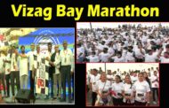 kinley Vizag Bay Marathon Run Beach Road Visakhapatnam Vizagvision