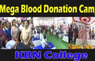 Minister Participated in Mega Blood Donation Camp at KBN College Vijayawada Vizag Vision