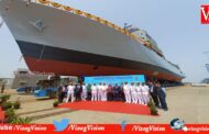 Nirdeshak Survey Large Vessel Launched at L&T Shipyard ENC Visakhapatnam Vizagvision