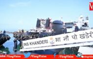 Raksha Mantri Embarks Visits Indian Navy Submarine INS Khanderi Mumbai Vizagvision