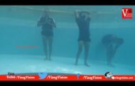 Submarine at sea also practiced Yoga Celebration Eastern Naval Command Vizag Vision