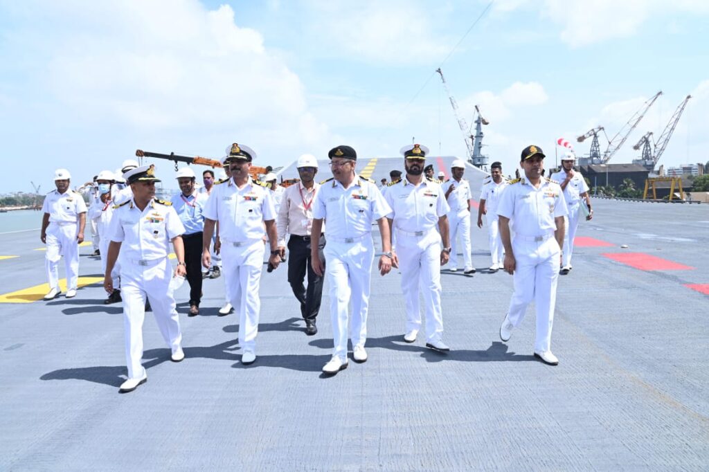 Vizagvision DELIVERY OF INDIGENOUS AIRCRAFT CARRIER (IAC) 'VIKRANT'