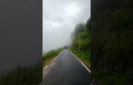 Cool Climate with clouds ghat roads utatarakhanda #shorts #ytshorts #vizagvision