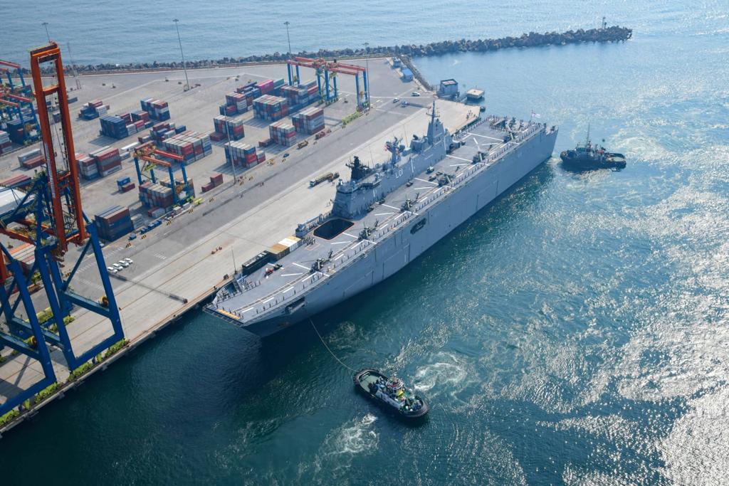Vizagvision Royal Australian Navy (RAN) ships HMAS Adelaide and Anzac arrived in #Visakhapatnam for Exercise 'Indo-Pacific Endeavour' (IPE-22).