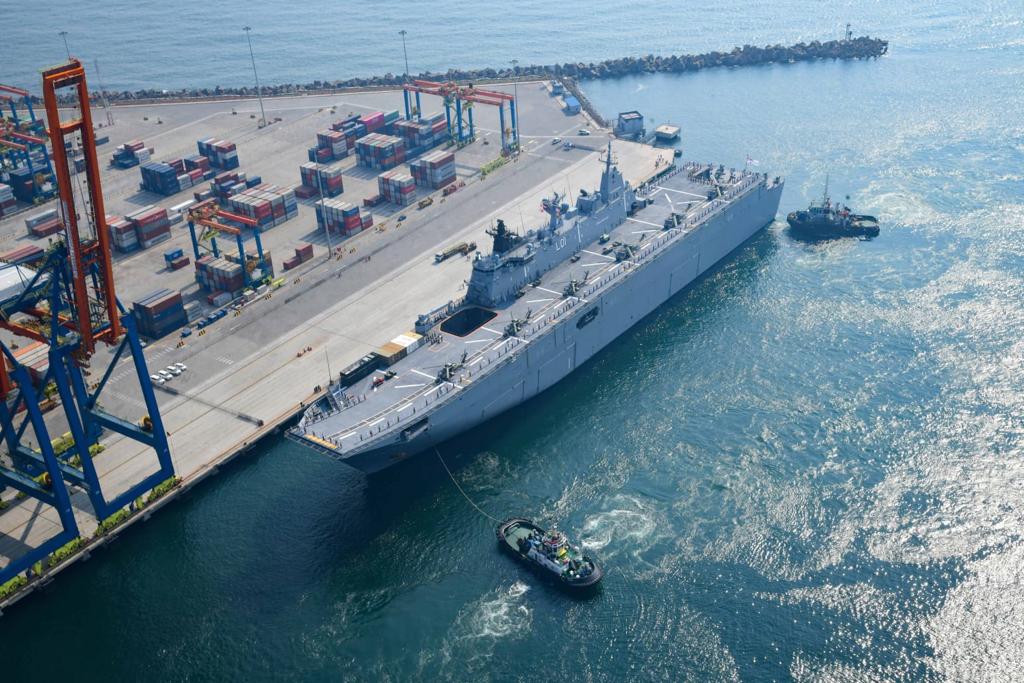 Vizagvision Royal Australian Navy (RAN) ships HMAS Adelaide and Anzac arrived in #Visakhapatnam for Exercise 'Indo-Pacific Endeavour' (IPE-22).