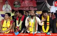 NTR పేరు ను తొలగించడం పై TDP రిలే నిరాహార దీక్ష at GVMC Gandh Statu Visakhapatnam Vizagvision