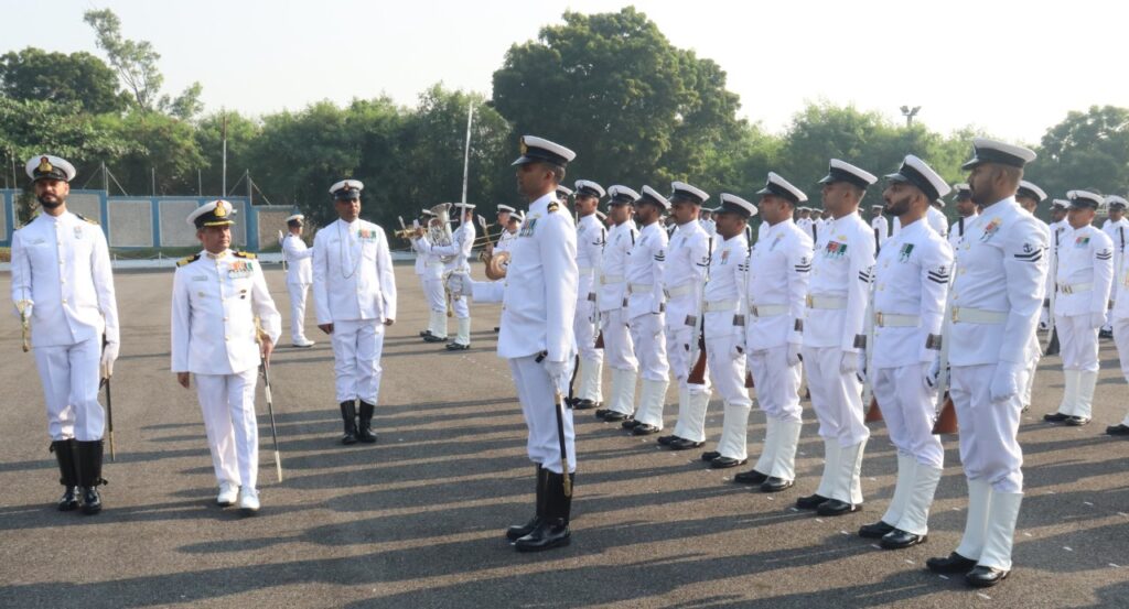 Vizagvision: Cmde CS Nayar took over as Commanding Officer of INS Kalinga, Bheemunipatnam