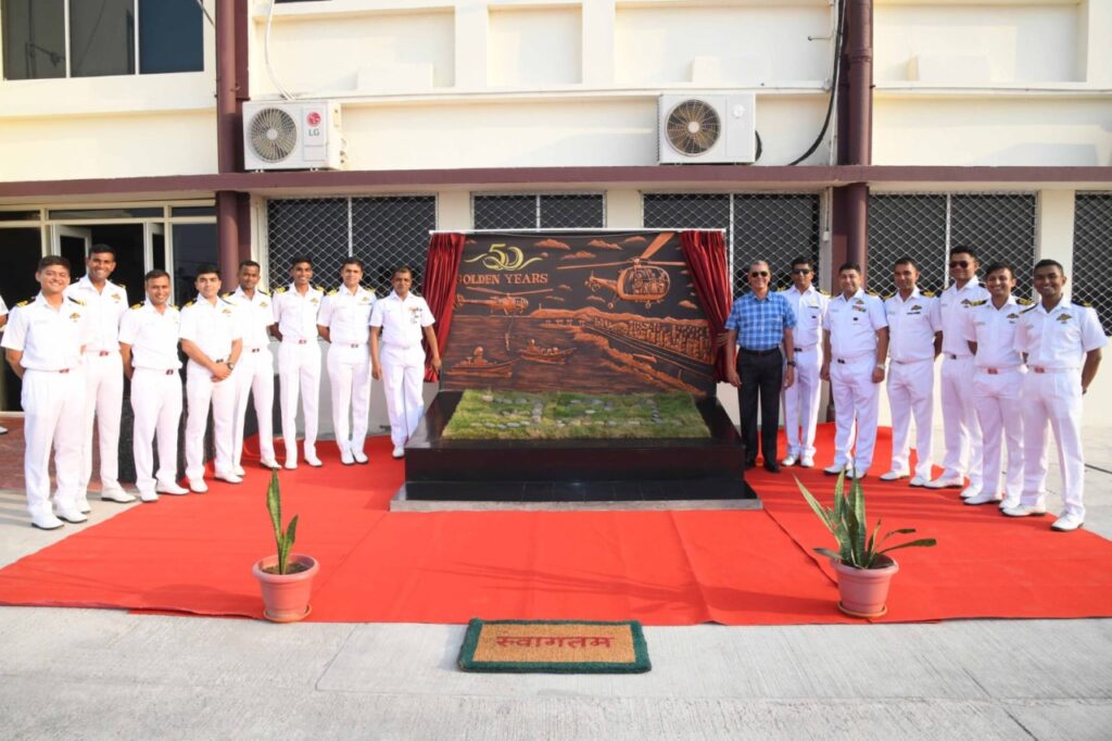 Vizagvision 321 Chetak Vizag Flight Celebrate Golden Jubilee