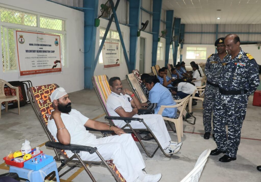 Vizagvision : Blood Donation Camp by Indian Navy