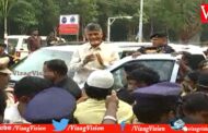చంద్రబాబు నాయుడుకి ఘన స్వాగతం పలికినటీడీపీ నాయకులు మరియు కార్యకర్తలు Visakhapatnam Vizagvision