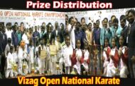 Prize Distribution Vizag Open National Karate Championship Visakhapatnam Vizag Vision
