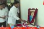 AP CM YS Jagan paid tributes to Ambedkar's portrait at CM residence Vizagvision