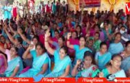 ఫేస్‌ యాప్‌ రద్దు చేయాలని, కనీసవేతనం రూ.26,000 ఇవ్వాలని అంగన్‌వాడీల భారీ ధర్నా Visakhapatnam