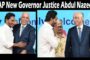 AP CM YS Jagan and YS Bharati Meets New Governor of AP Syed Abdul Nazeer Couple Vizagvision