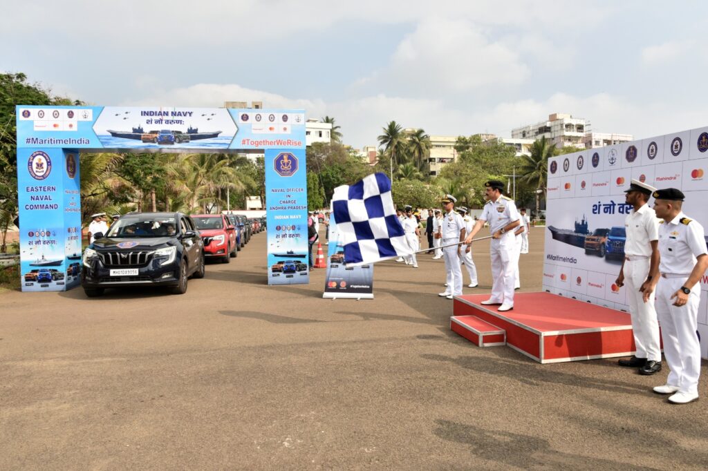 Vizagvision: Sam No Varunah Car Rally Flagged Off from Visakhapatnam