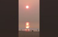 Sun rises at Rk beach vizag #ytshorts #shots #vizagvision