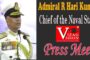 Admiral R Hari Kumar, Chief of the Naval Staff (CNS) Press Meet in Visakhapatnam Vizag Vision