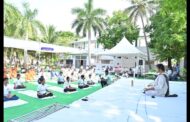 9th International Yoga day observed by  Waltair Division Visakhapatnam Vizagvision