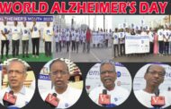 Blue Button Movement to mark the World Alzheimer’s Day Awareness Walk Beach Road visakhapatnam