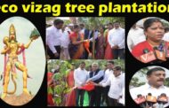 eco vizag tree plantation drive GVMC in Visakhapatnam Vizag Vision