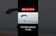 Milan 2024 Parachuit landing #shots #ytshorts #youtubeshorts #Navy day