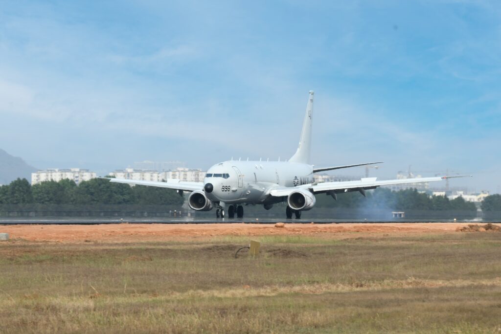 Visakhapatnam Vizagvision : The arrival of key assets for Ex Tiger Triumph 2024 at INS Dega, Visakhapatnam—US Navy's P-8A, along with US Airforce's C-130J & C-146, marks a milestone. These advanced and versatile aircraft will now join forces with Indian Navy, Indian Army, and Indian Air Force, to enhance joint amphibious and HADR operations. This event underscores the deep-seated partnership between India and USA.