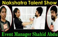 Nakshatra Talent Show Event Manager Shahid Abdul Face to Face  Visakhapatnam Vizagvision