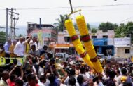 రామ్మోహన్ నాయుడుకి అచ్చంనాయుడుకి గజమాల తో ఘన స్వాగతం పలికిన జాతీయTDP బీసీ సంక్షేమ సంఘం Visakhapatnam