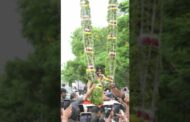 కొండగట్టులో పవన్ కళ్యాణ్‌కు గజ మాలతో స్వాగతం #vizagvision #news #youtubeshorts #పవన్ కళ్యాణ్