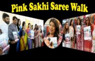 Pink Sakhi Saree Walk Poster Launch Visakhapatnam Vizag Vision