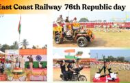 Waltair Division East Coast Railway celebrates 76th Republic day Visakhapatnam Vizagvision