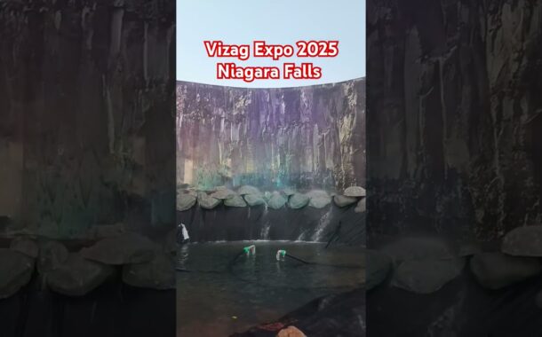 Vizag expo 2025 Niagara falls #vizagvision #ytshots