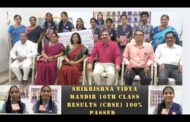 Srikrishna Vidya Mandir 10th Class Results (CBSE) 100% Passed in Visakhapatnam Vizagvision