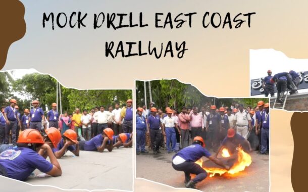 Mock Drill East Coast Railway by Civil Defence Personnel in Visakhapatnam Vizag Vision