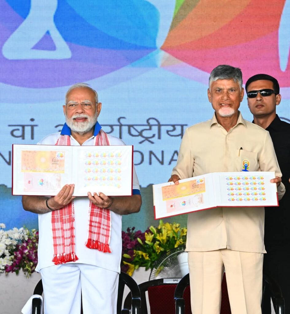 Visakhapatnam Vizag vision: The Prime Minister, Shri Narendra Modi addressed the 11th International Day of Yoga (IYD) event in Visakhapatnam, Andhra Pradesh today. The Prime Minister led the celebrations of International Yoga Day and took part in the Yoga session.Addressing the occasion, the  Prime Minister extended warm greetings to people across India and the world on International Yoga Day,  highlighting that this year marks the 11th occasion when the world has come together on 21st June to practice yoga collectively. He remarked that the essence of yoga is 