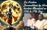 Vizag Vision:Sri Krishna Janmashtami by Hare krishna Movement on 15th to 17th Aug at Gadiraju Palce