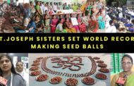 Vizag Vision:St.Joseph Sisters Set World Record in Making Seed Balls 11.19 lakh in Visakhapatnam