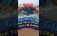 Sand Sculpture International Coastal Beach Clean Up #vizagvision #ytshots