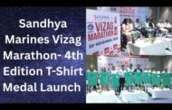 Sandhya Marines Vizag Marathon- 4th Edition T-Shirt & Medal Launch Event Mana Vizag - Mana Marathon