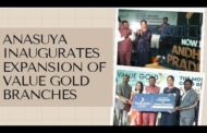 Value Gold services Famous actress Anasuya inaugurates expansion of Value Gold branches Vizag Vision