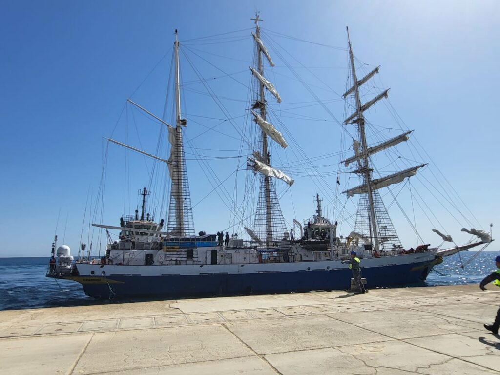 Vizagvision:INS SUDARSHINI MARKS HISTORIC PORT CALL AT SAFAGA, EGYPT DURING LOKAYAN-26Indian Navy’s Sail Training Ship INS Sudarshini arrived at Safaga, Egypt on 21 Feb 2026 as part of her ongoing Lokayan-26 deployment. Covering a distance of 1,832 nautical miles in 16 days, the passage from Salalah to Safaga marks a significant milestone, highlighting the resilience, confidence, and endurance of the ship’s crew. On arrival, the ship was warmly received by officials of the Egyptian Navy and representatives from the Indian Embassy. The Commanding Officer, INS Sudarshini, called on Rear Admiral Ramy Ahmed Ismail Mohamed, Base Commander Red Sea and Safaga Naval Base. The interactions emphasised growing maritime partnership between the two navies, reflecting a sharedvision of enhanced naval cooperation and interoperability. During the port stay, the Indian Navy will engage in professional interactions with Egyptian naval personnel, share best practices in sail training, and undertake community outreach activities aimed at strengthening bilateral goodwill. Transit through the Gulf of Aden and Red Sea constituted a key operational phase as the ship steered through challenging weather conditions and dense shipping traffic, demonstrating a high degree of professional competence and seamanship skills. The visit of INS Sudarshini to Safagareaffirms the Indian Navy’s continued commitment to maritime outreach under the “Bridges of Friendship” initiative and underscores the strong and enduring ties between India and Egypt